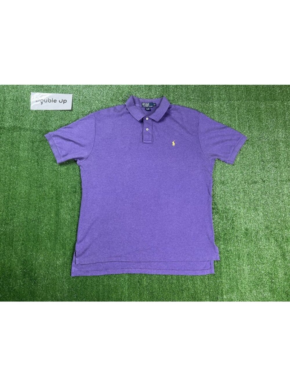 Polo Ralph Lauren Mens Purple Polo Size Xl Pony Logo Soft Cotton Collared